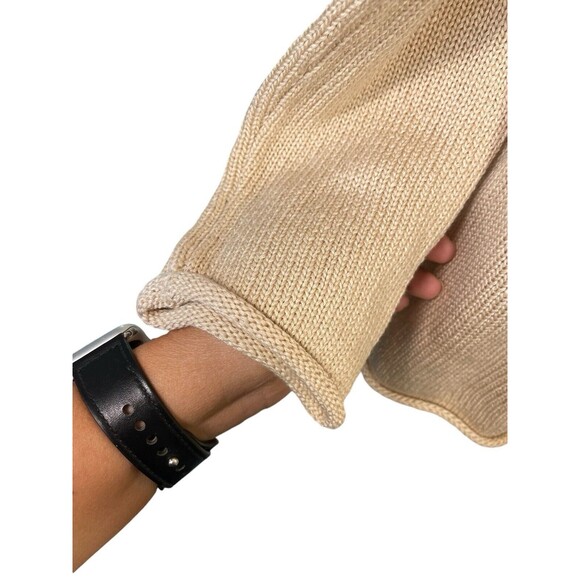 Marled USA  Knit Sweater Womens Medium Embroider  Pullover Rolled Hem Patriotic‎ - Picture 5 of 11